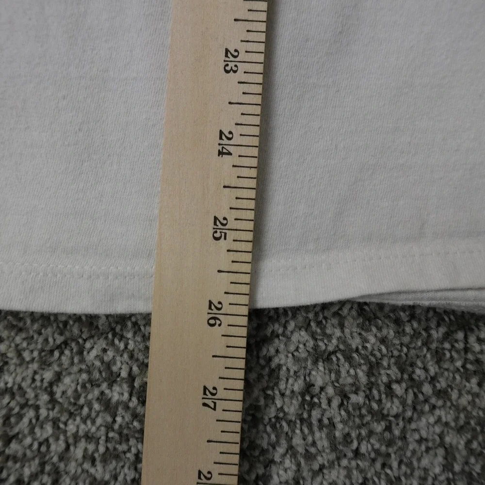 Champion Shirt Mens Large White Black Spell Out Preppy‎ Casual Athletic Active - Picture 13 of 14